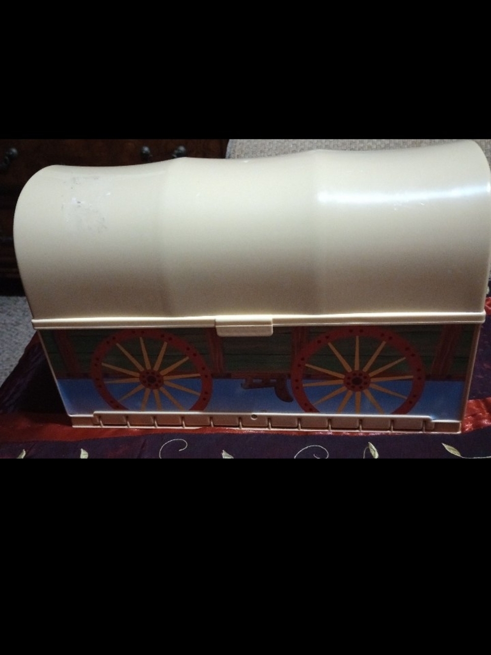 Vintage Disney Pixar Toy story Western Wagon fold out playset. All pieces pictu